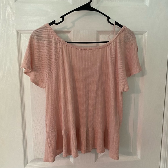 Pink Aeropostale Frilly Blouse - Picture 3 of 5